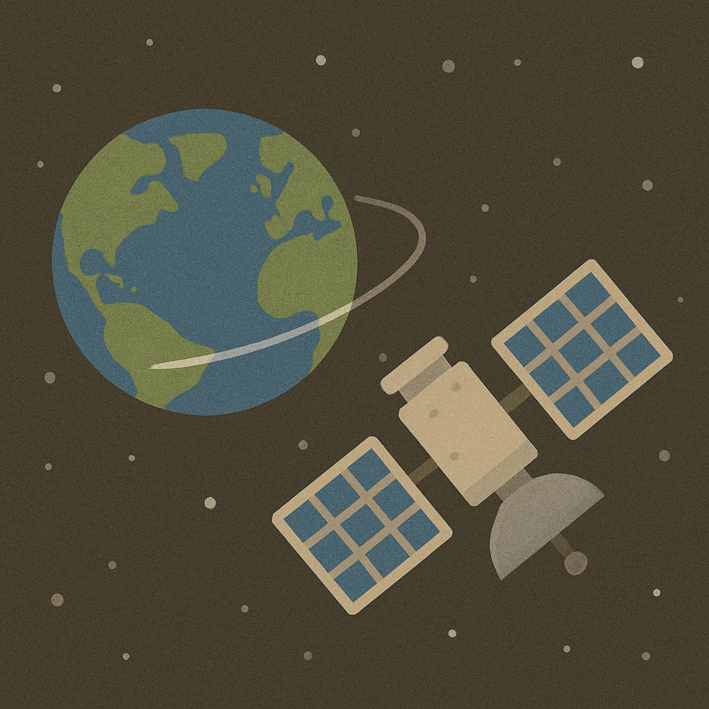 satellite orbits the earth