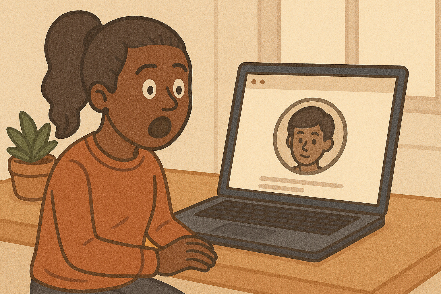 illustration of shocked user experience professional